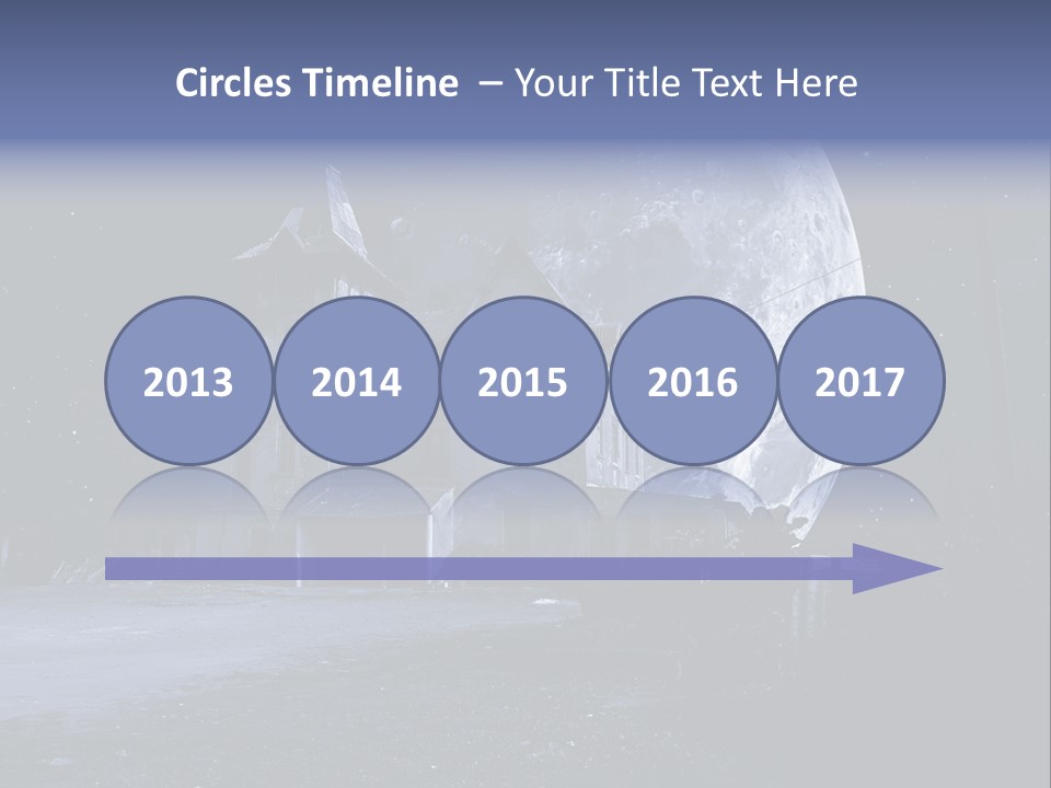 Holiday Darkness Broken PowerPoint Template