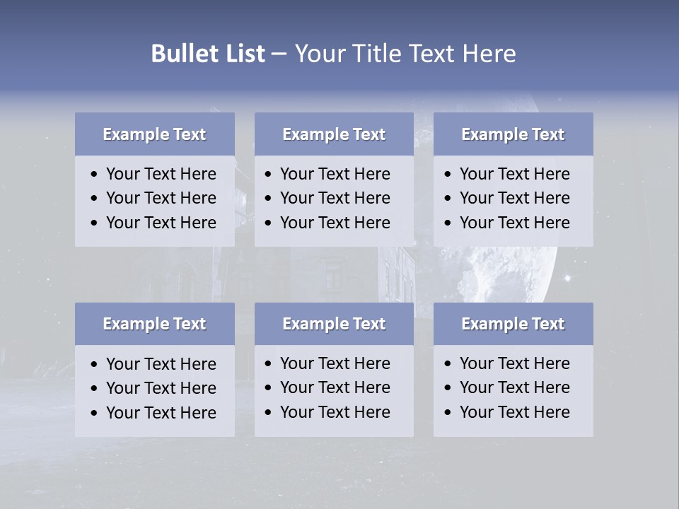 Holiday Darkness Broken PowerPoint Template