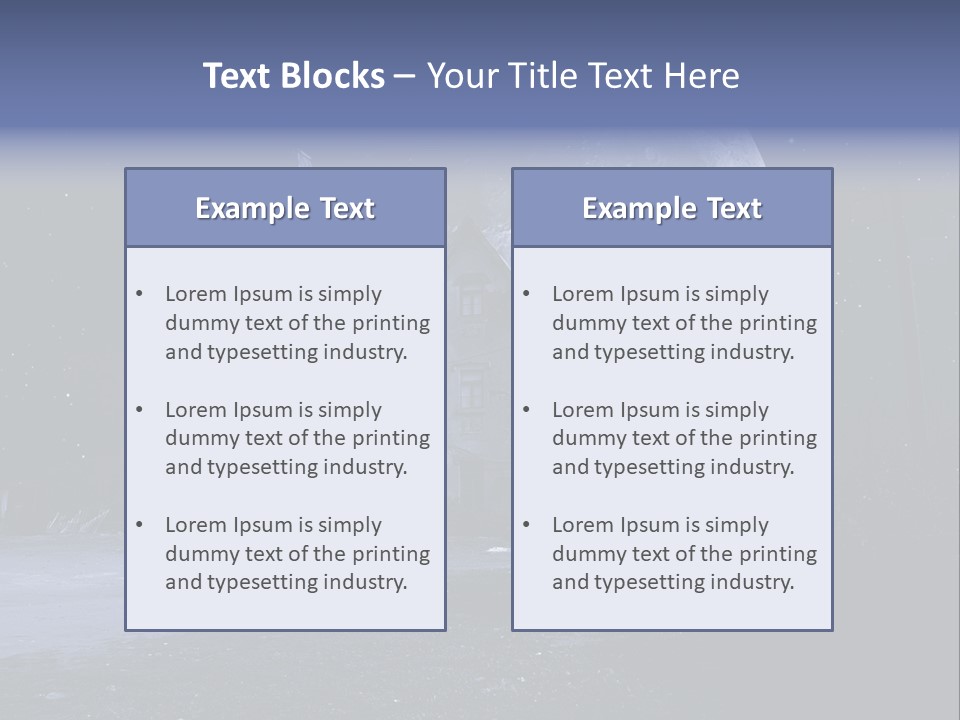 Holiday Darkness Broken PowerPoint Template