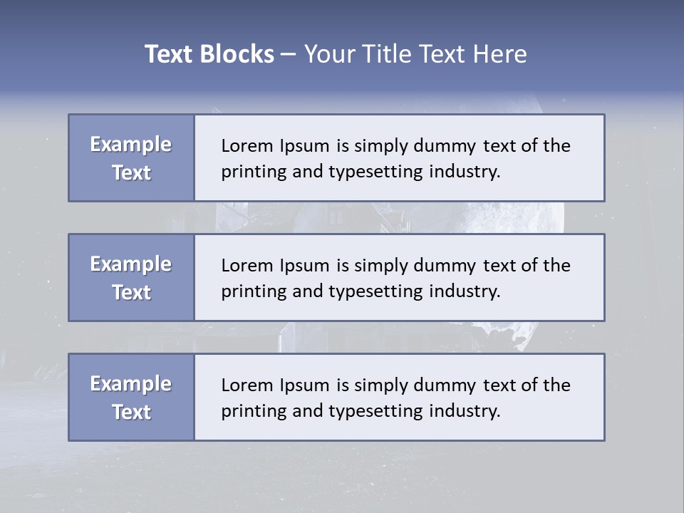 Holiday Darkness Broken PowerPoint Template