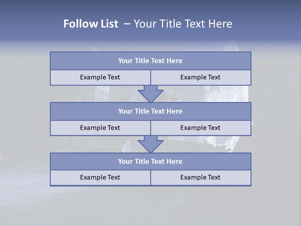 Holiday Darkness Broken PowerPoint Template