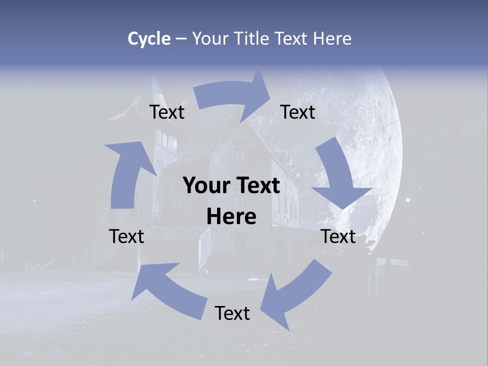 Holiday Darkness Broken PowerPoint Template