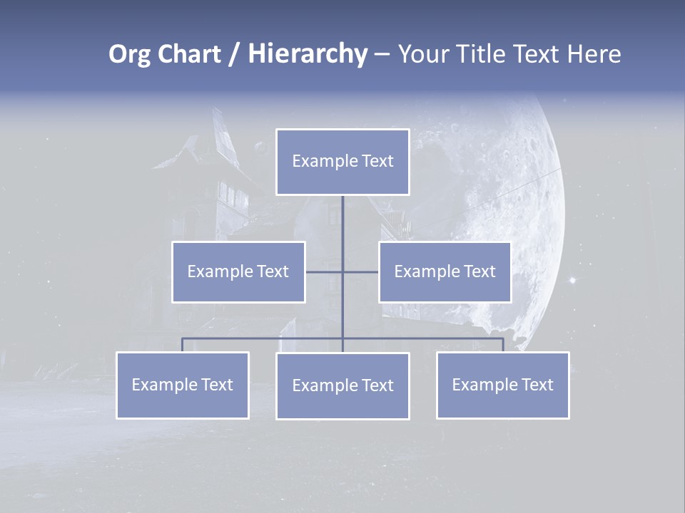 Holiday Darkness Broken PowerPoint Template