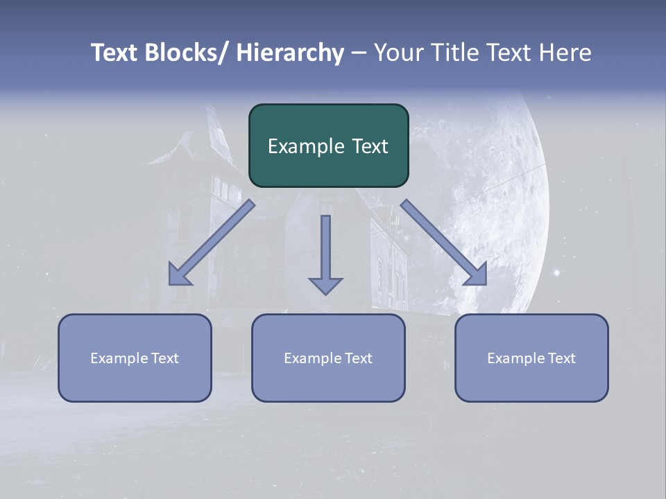 Holiday Darkness Broken PowerPoint Template