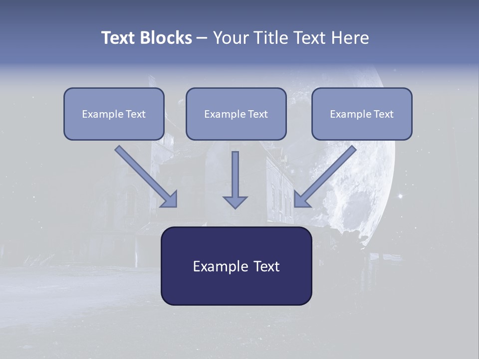 Holiday Darkness Broken PowerPoint Template