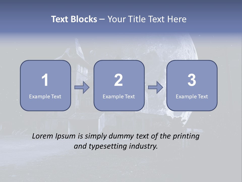 Holiday Darkness Broken PowerPoint Template