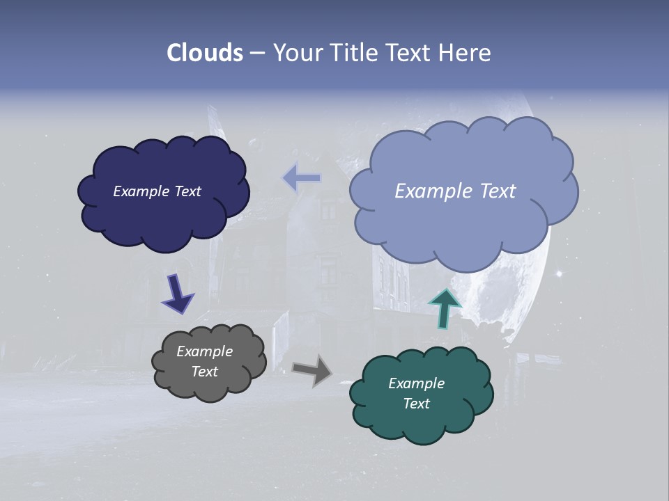 Holiday Darkness Broken PowerPoint Template