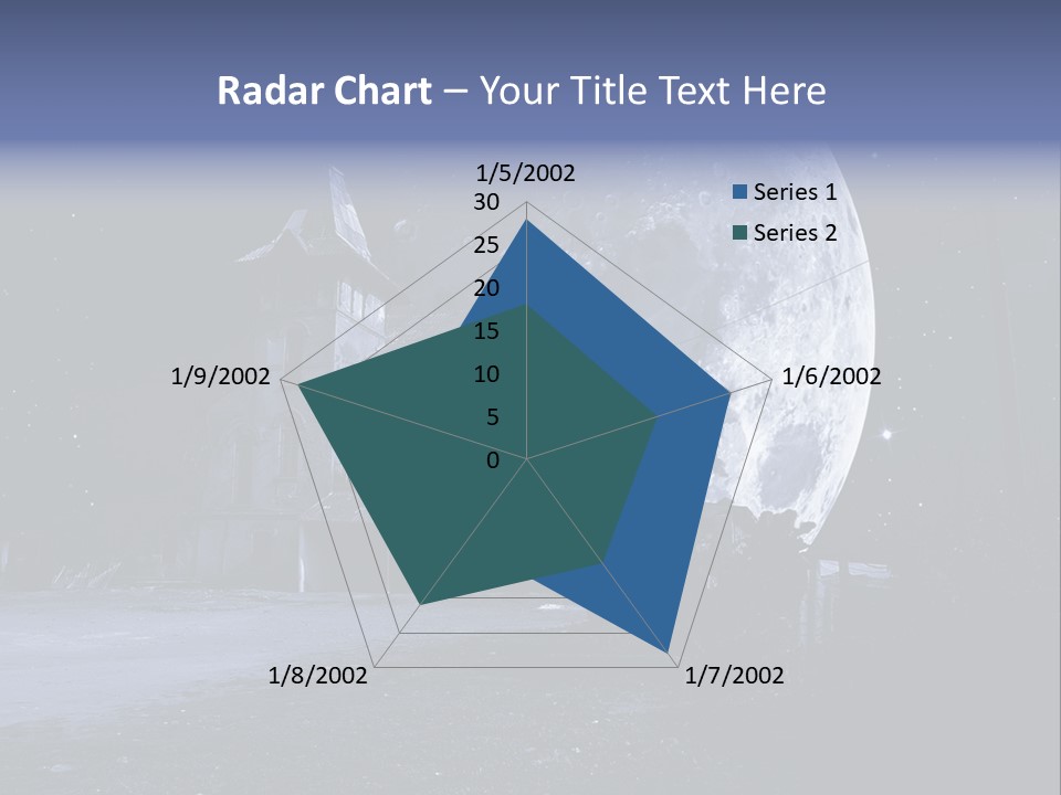 Holiday Darkness Broken PowerPoint Template