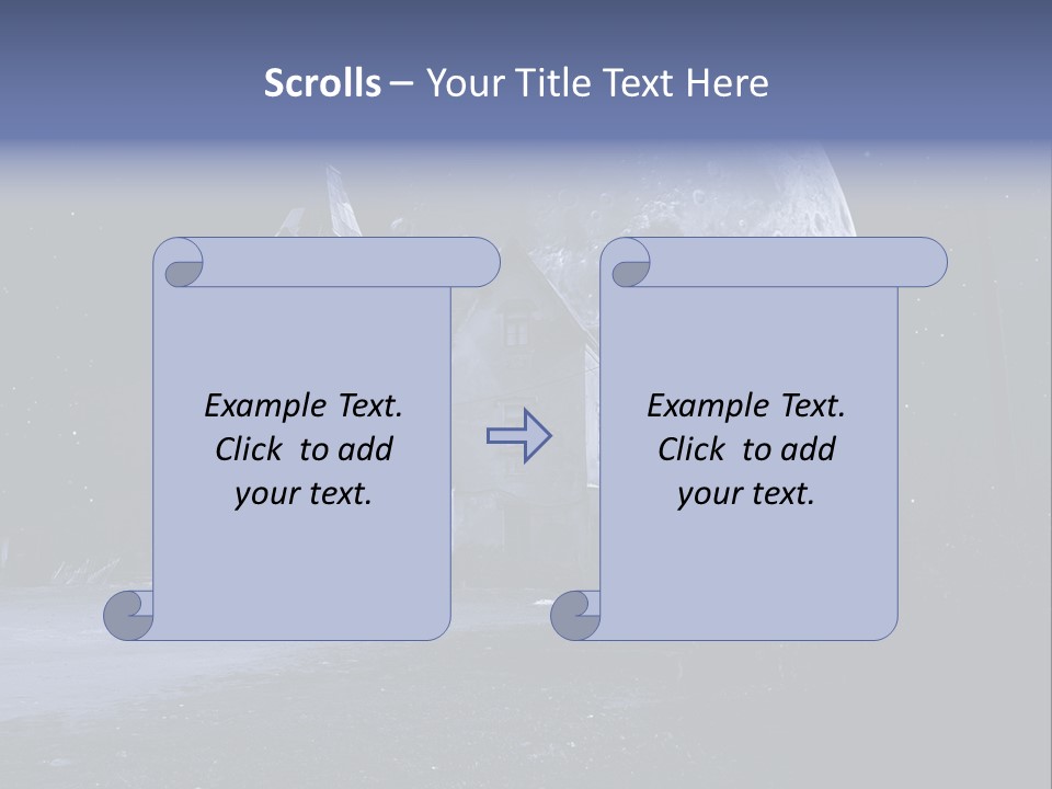 Holiday Darkness Broken PowerPoint Template