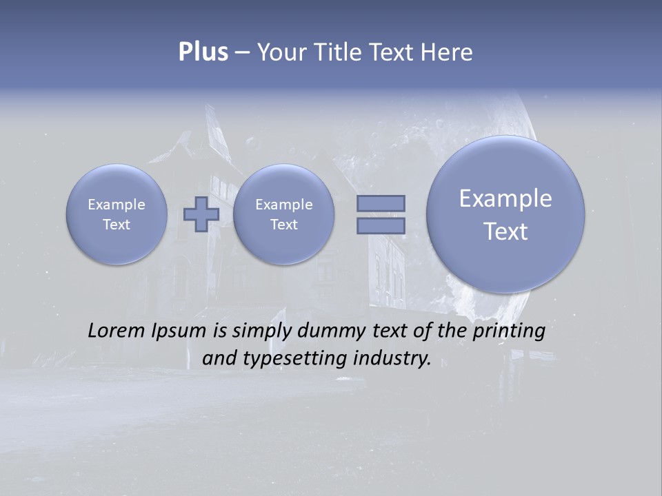 Holiday Darkness Broken PowerPoint Template