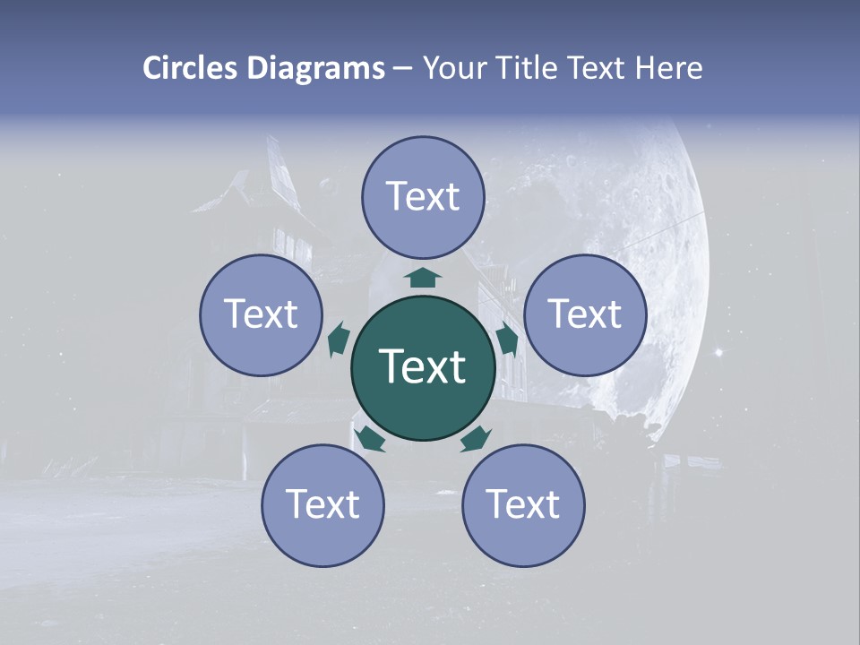 Holiday Darkness Broken PowerPoint Template