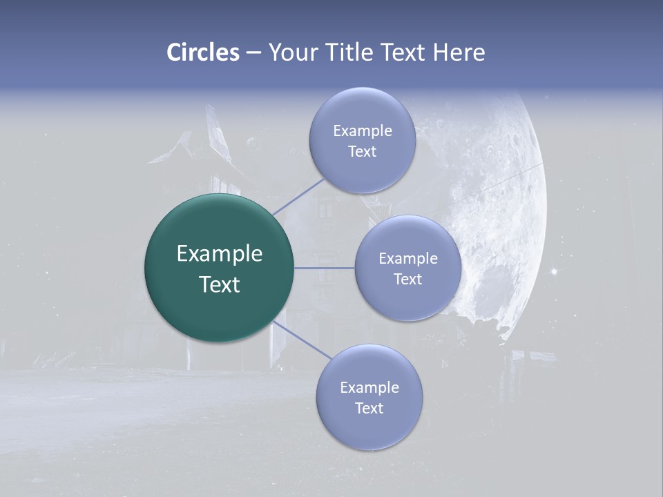 Holiday Darkness Broken PowerPoint Template