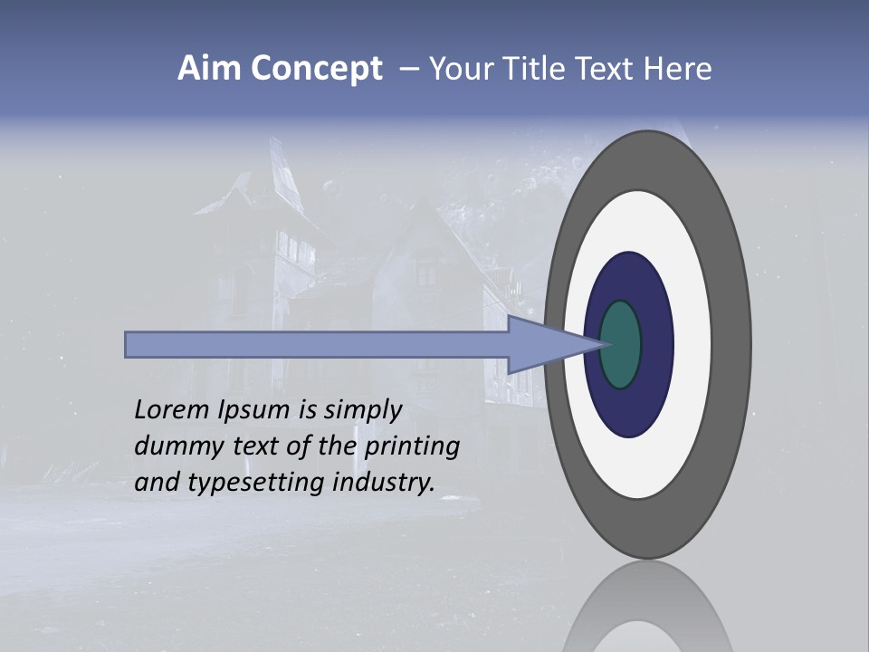 Holiday Darkness Broken PowerPoint Template