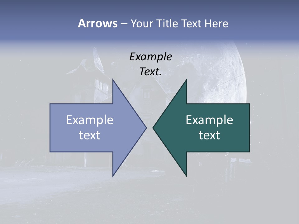 Holiday Darkness Broken PowerPoint Template