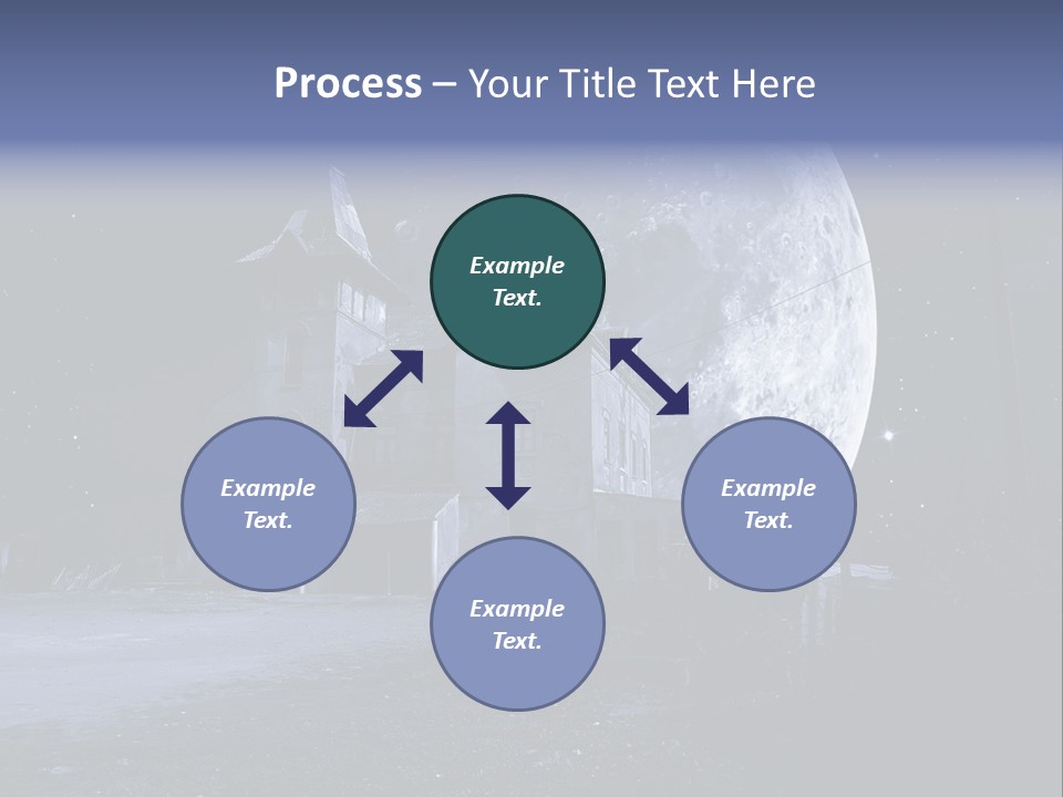 Holiday Darkness Broken PowerPoint Template