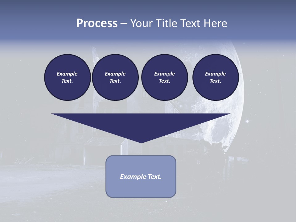 Holiday Darkness Broken PowerPoint Template