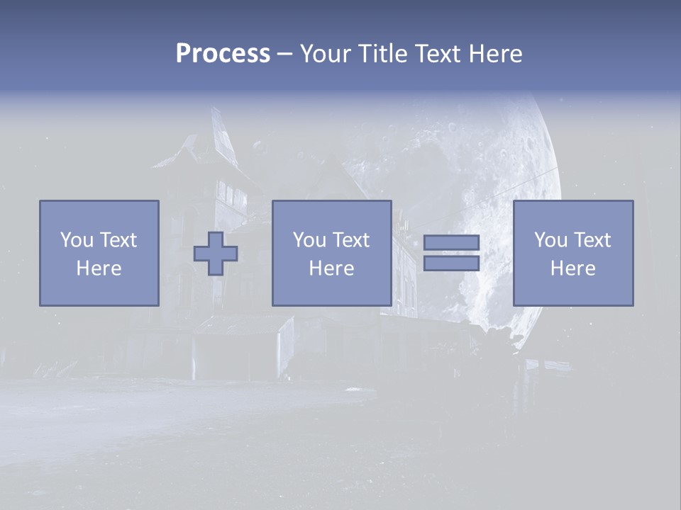 Holiday Darkness Broken PowerPoint Template