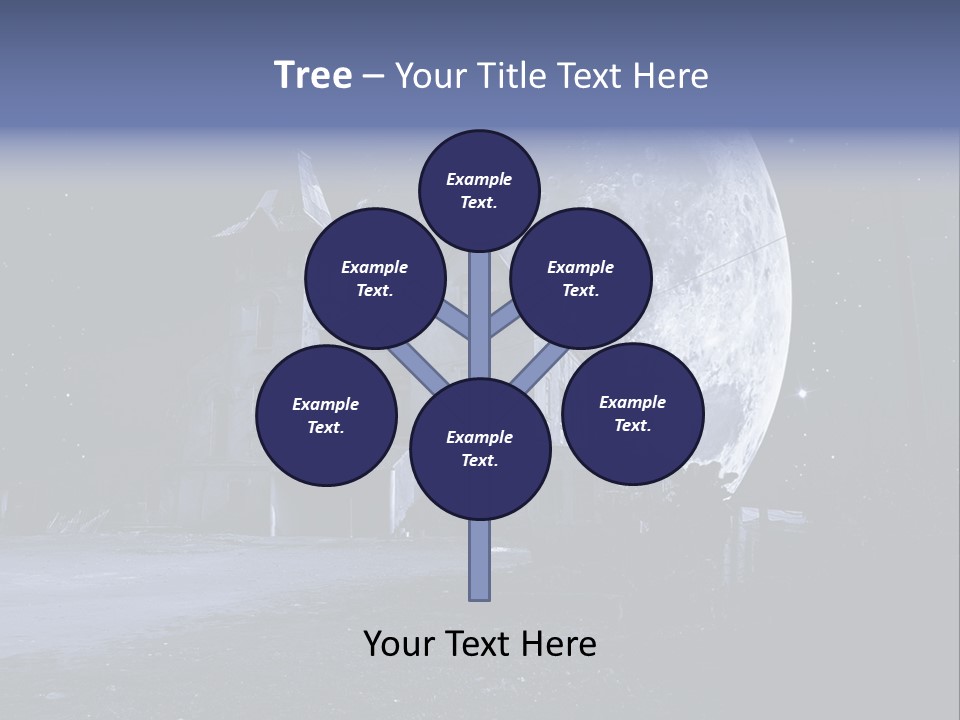 Holiday Darkness Broken PowerPoint Template