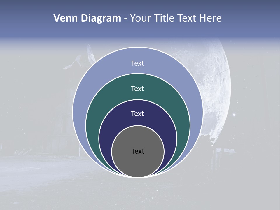 Holiday Darkness Broken PowerPoint Template