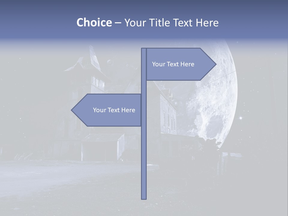 Holiday Darkness Broken PowerPoint Template