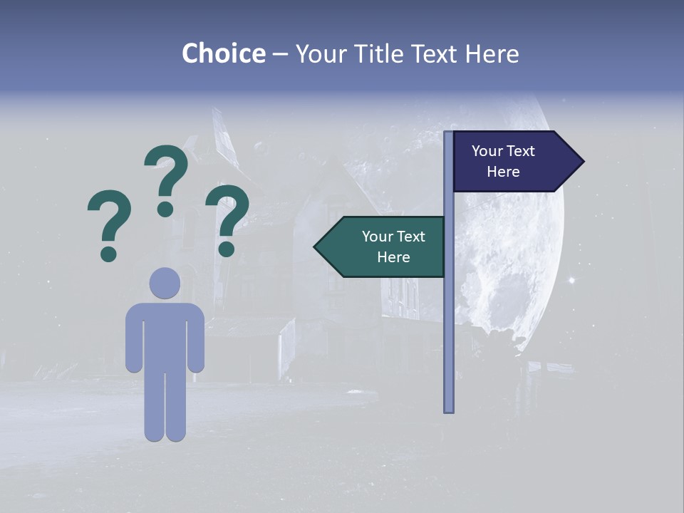 Holiday Darkness Broken PowerPoint Template