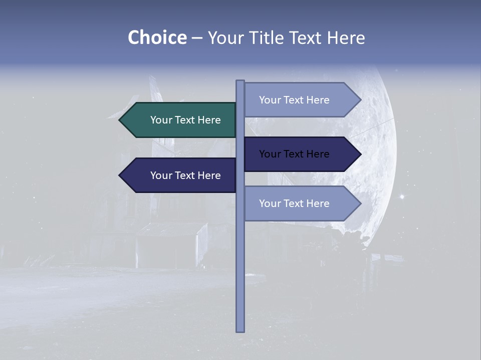 Holiday Darkness Broken PowerPoint Template