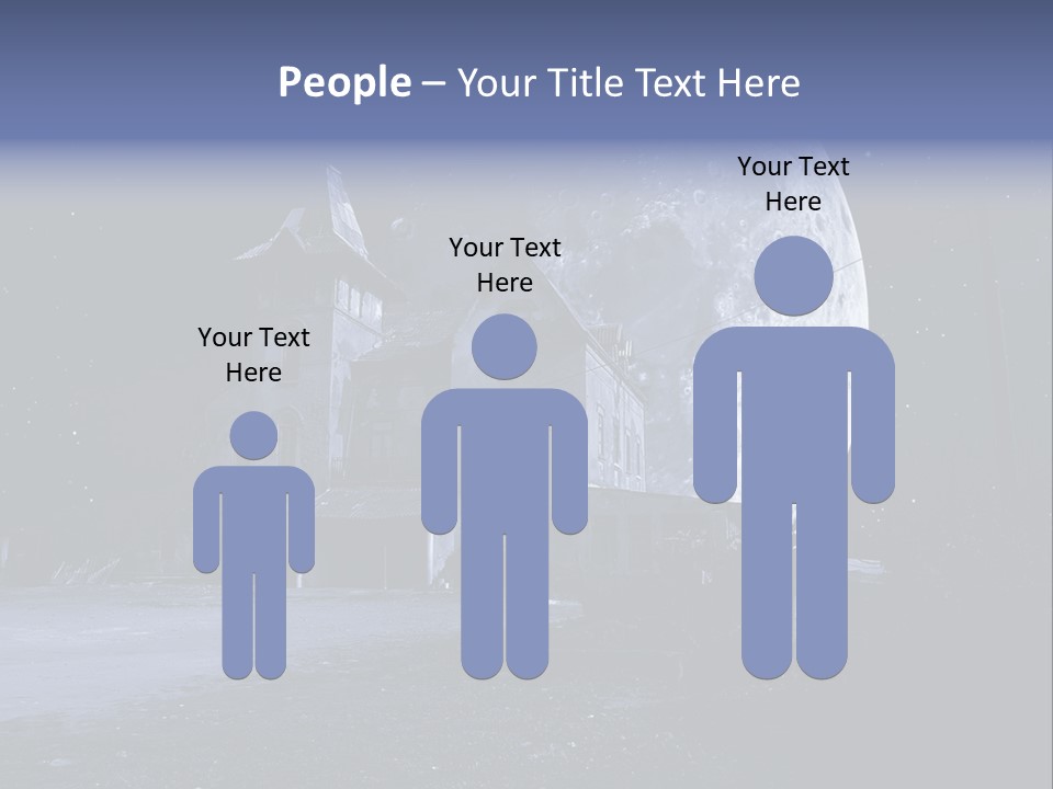 Holiday Darkness Broken PowerPoint Template