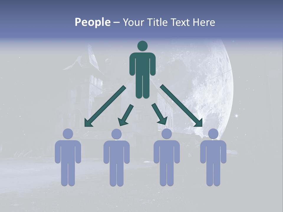 Holiday Darkness Broken PowerPoint Template