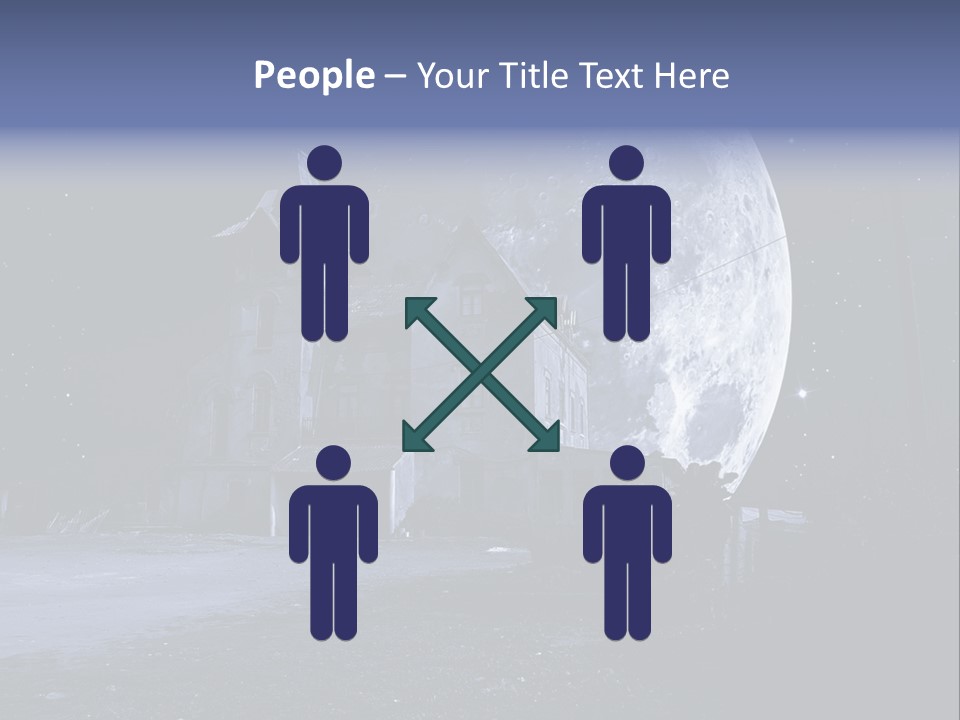 Holiday Darkness Broken PowerPoint Template