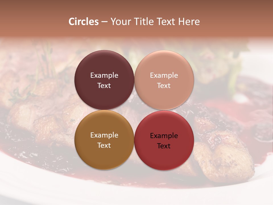 Appetizers Juicy Baked PowerPoint Template