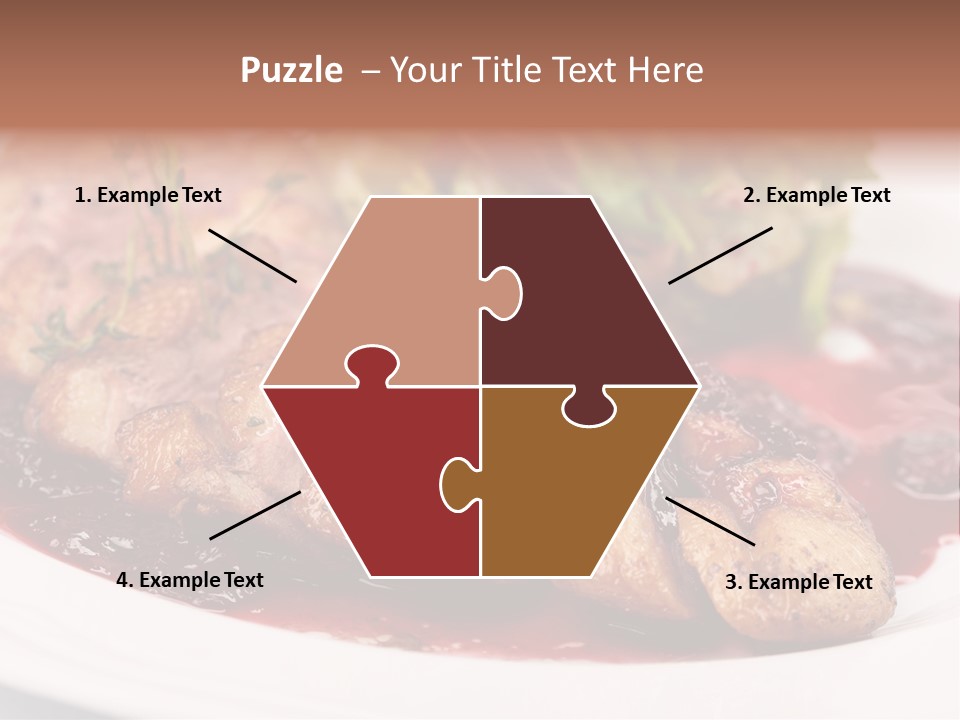 Appetizers Juicy Baked PowerPoint Template