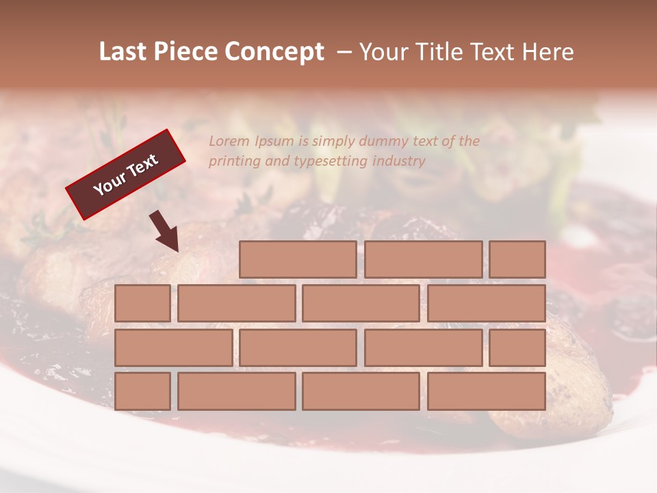 Appetizers Juicy Baked PowerPoint Template
