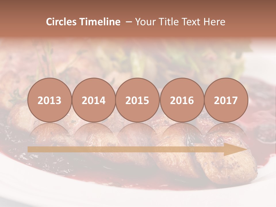 Appetizers Juicy Baked PowerPoint Template