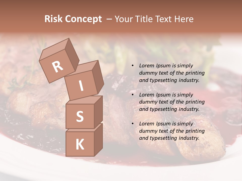 Appetizers Juicy Baked PowerPoint Template