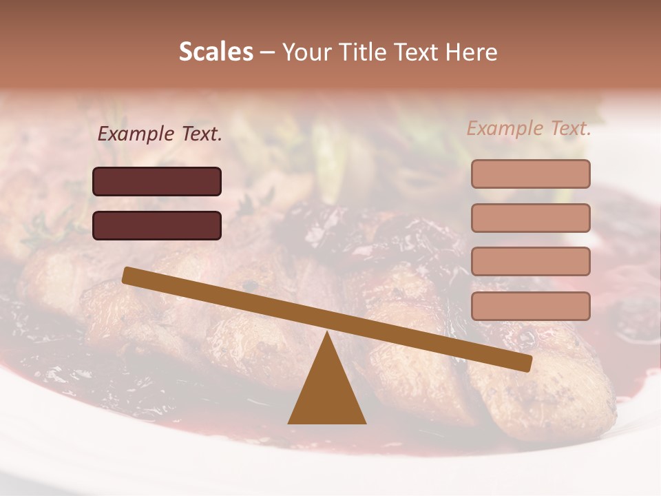 Appetizers Juicy Baked PowerPoint Template