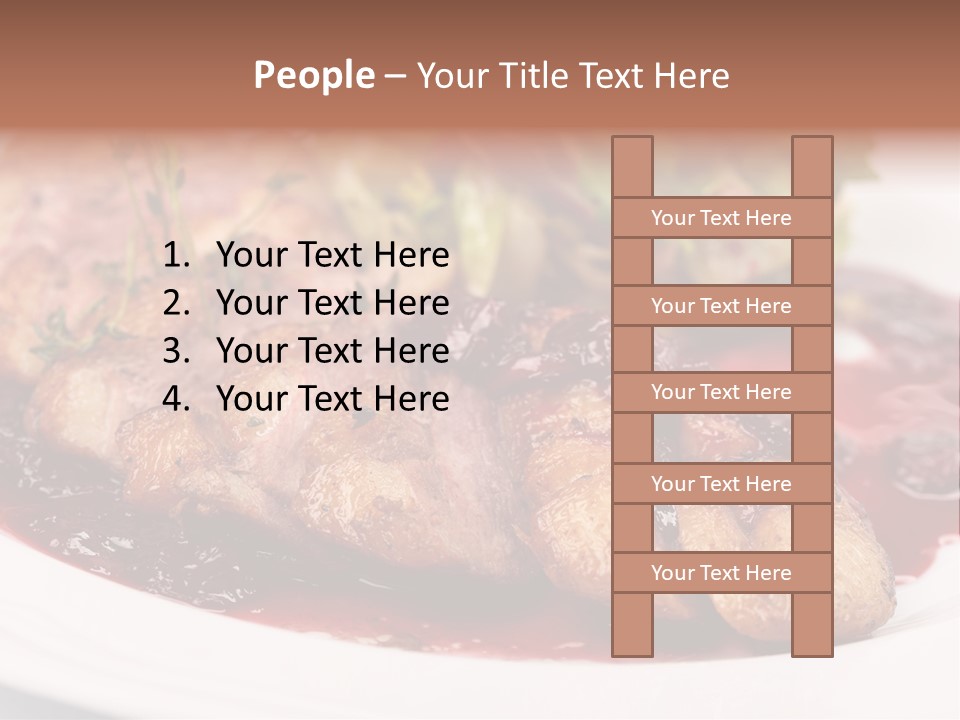 Appetizers Juicy Baked PowerPoint Template