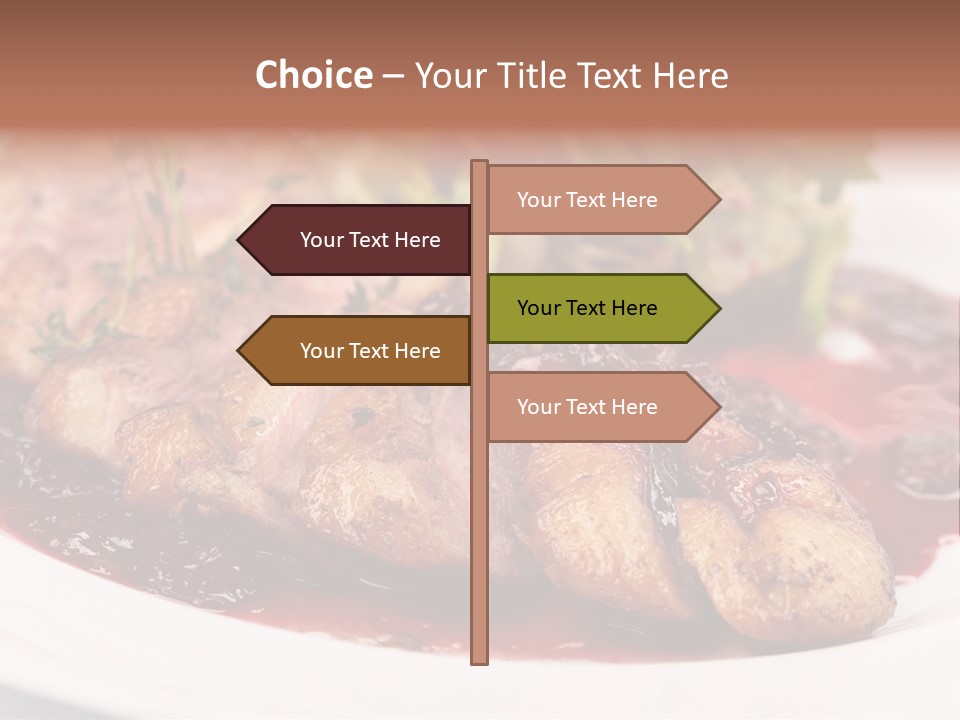 Appetizers Juicy Baked PowerPoint Template