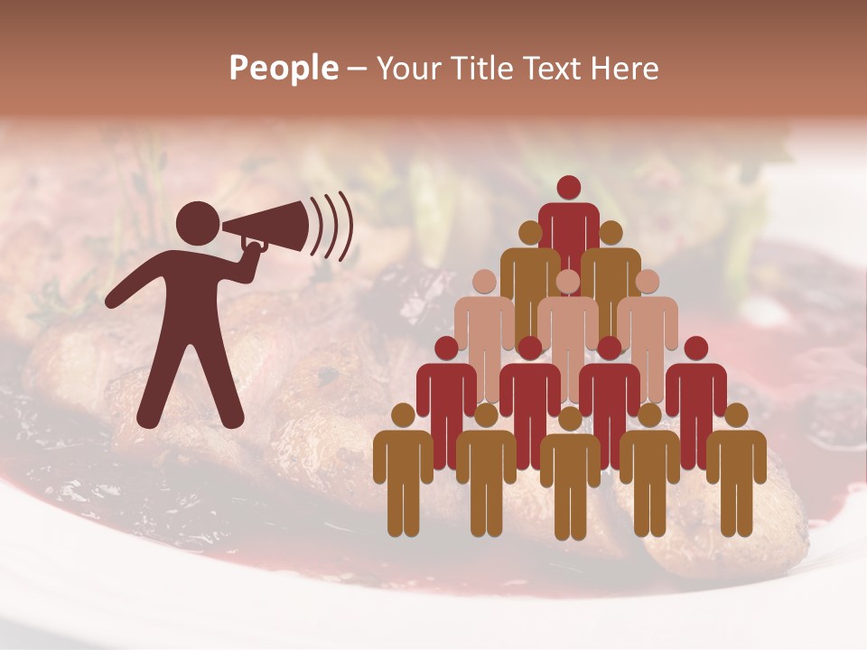 Appetizers Juicy Baked PowerPoint Template