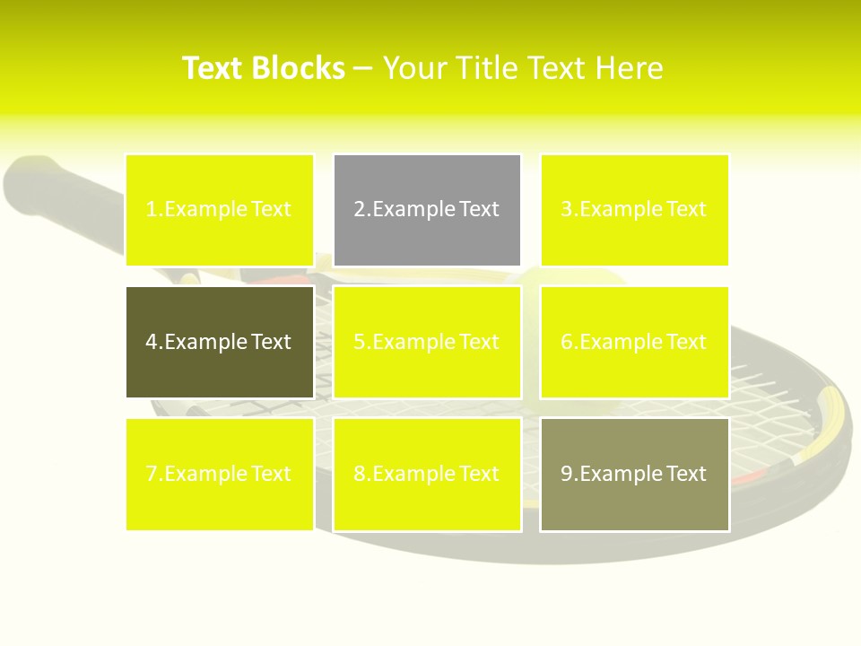 Strings Equipment Isolated PowerPoint Template