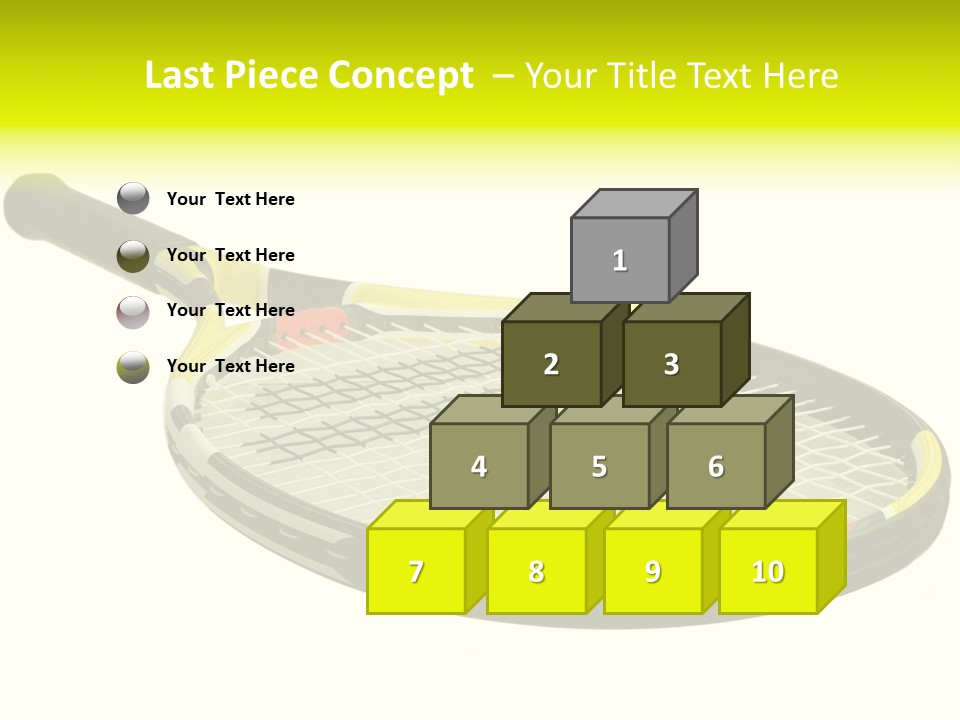 Strings Equipment Isolated PowerPoint Template