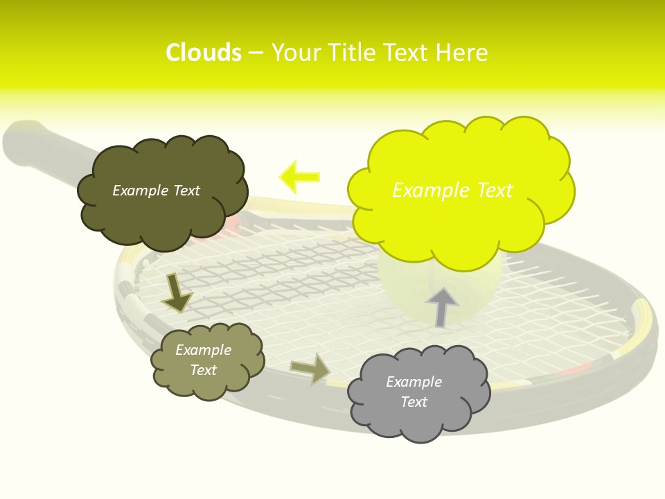 Strings Equipment Isolated PowerPoint Template