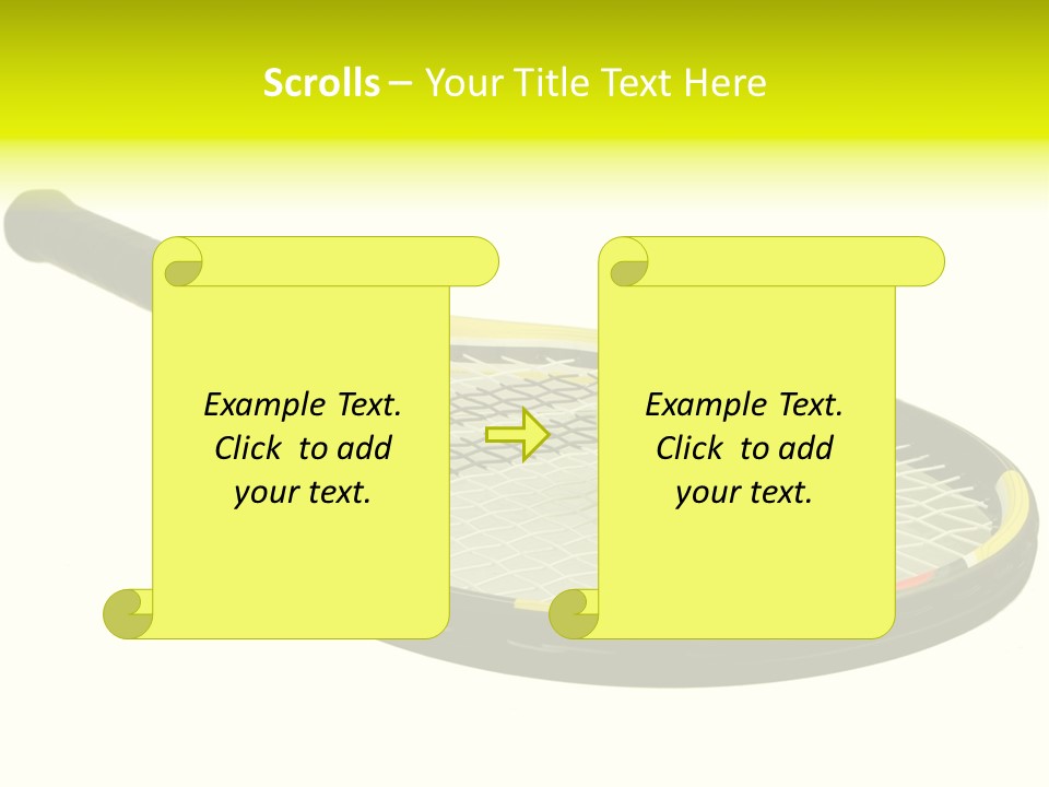 Strings Equipment Isolated PowerPoint Template