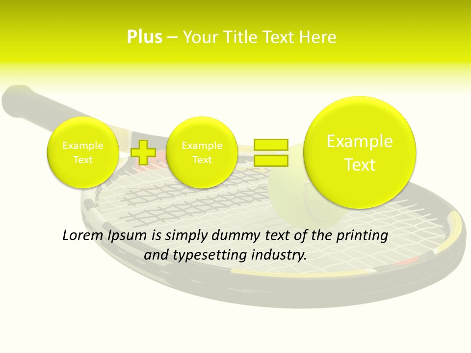 Strings Equipment Isolated PowerPoint Template