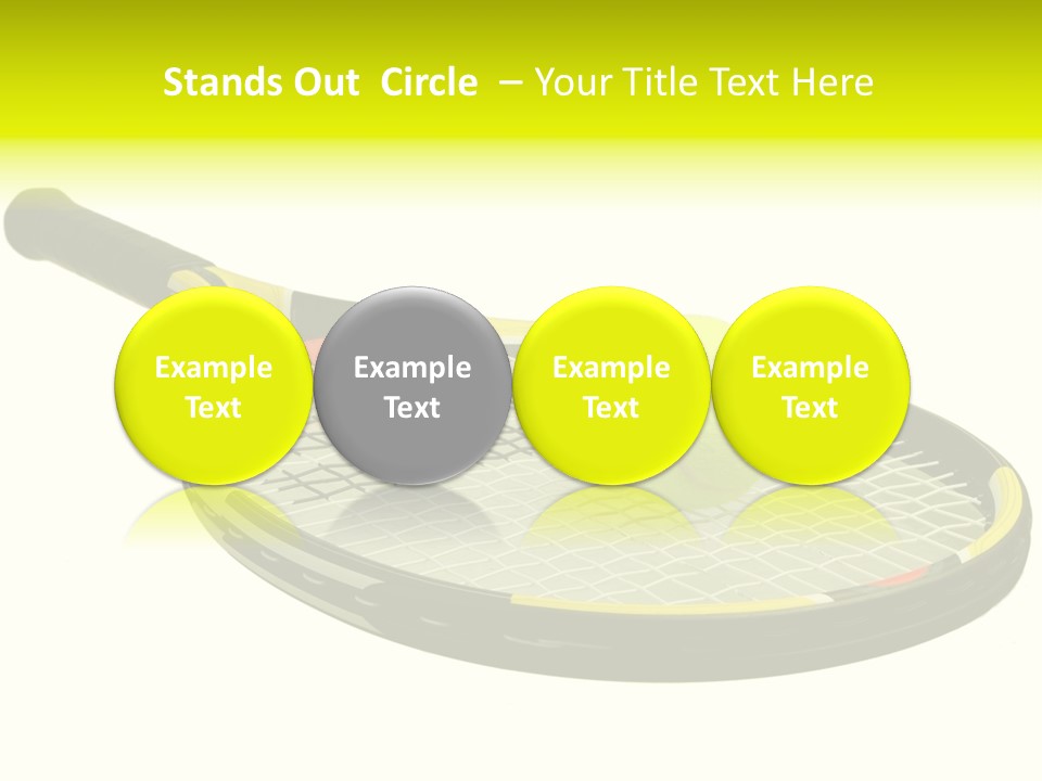 Strings Equipment Isolated PowerPoint Template