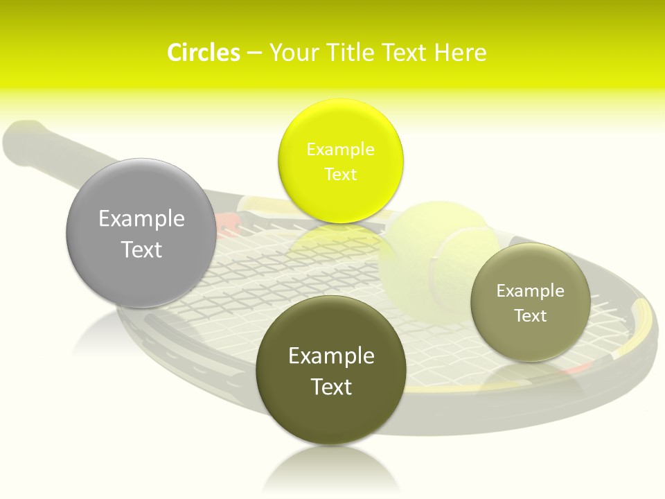 Strings Equipment Isolated PowerPoint Template