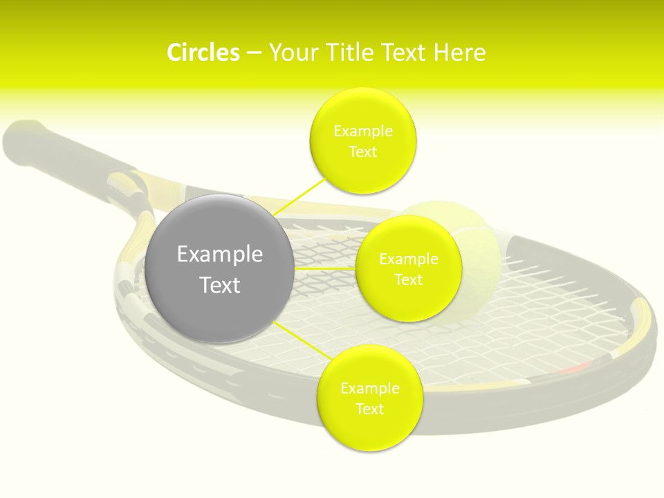 Strings Equipment Isolated PowerPoint Template