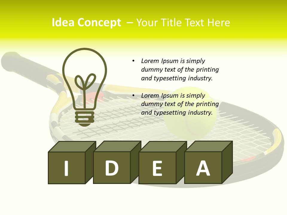 Strings Equipment Isolated PowerPoint Template