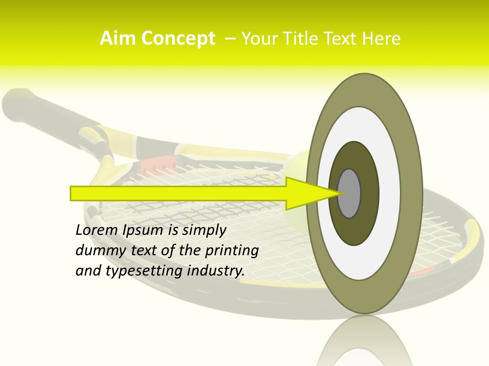 Strings Equipment Isolated PowerPoint Template