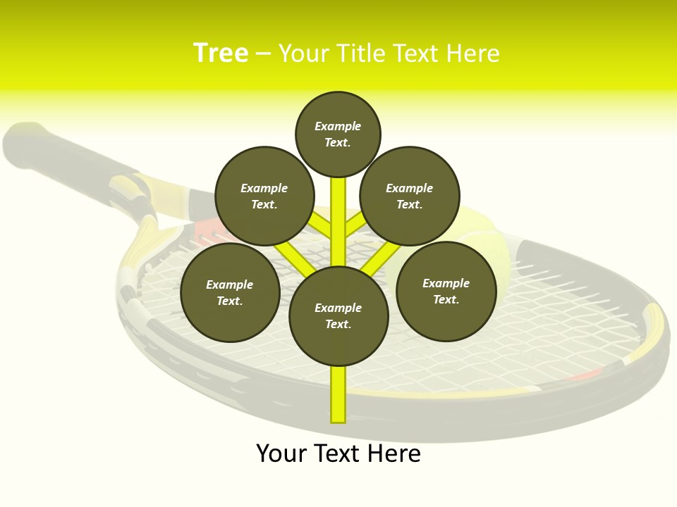 Strings Equipment Isolated PowerPoint Template