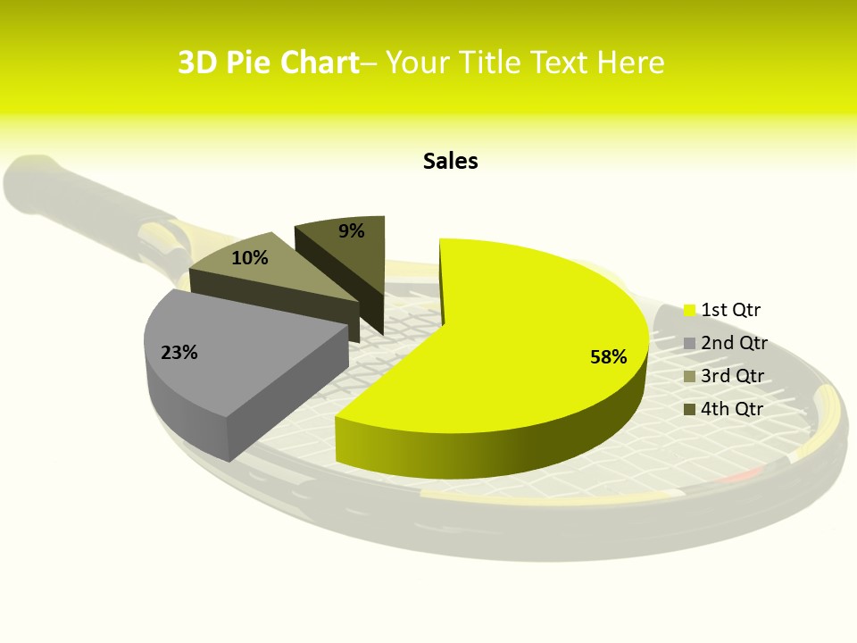 Strings Equipment Isolated PowerPoint Template